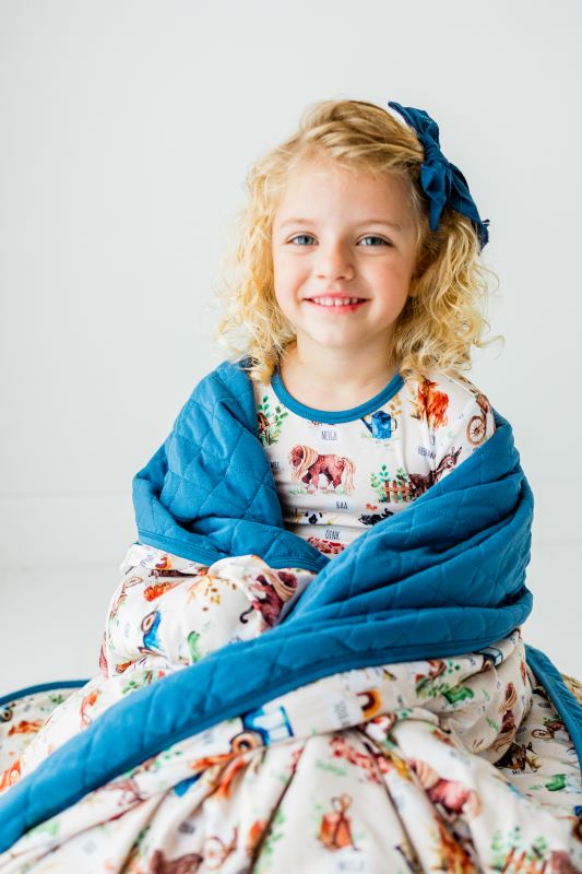 Pasture Bedtime Quilted Oversized Blanket