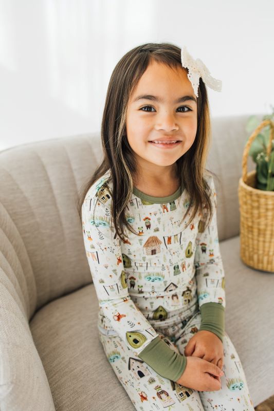 Hoppy Homestead Two-Piece Pajama Set